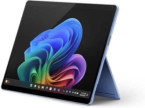 Microsoft Surface Pro (não inclui o carregador) | PC Copilot+ | Ecrã táctil OLED 13" | Snapdragon® X Elite | 16GB RAM | 512GB SSD | Último Modelo, 11ª edição | Safira